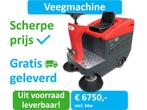 Veegmachine | Elektrisch | Waterspray | Opvangbak | 125 cm, Zakelijke goederen, Machines en Bouw | Onderhoud en Reiniging, Verzenden