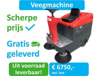 Veegmachine | Elektrisch | Waterspray | Opvangbak | 125 cm beschikbaar voor biedingen
