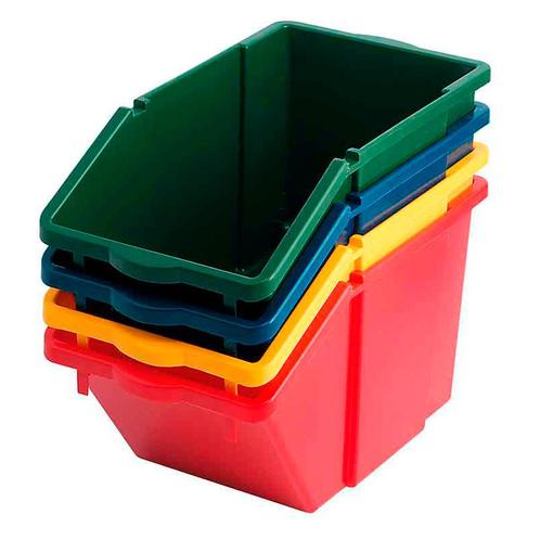 Recyclingbox  met deksel Geel inh. 45 liter, Huis en Inrichting, Woonaccessoires | Prullenbakken, Verzenden