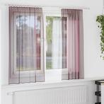 vidaXL Gordijnen voile met roedezakken 2 st paars, Huis en Inrichting, Verzenden, Nieuw