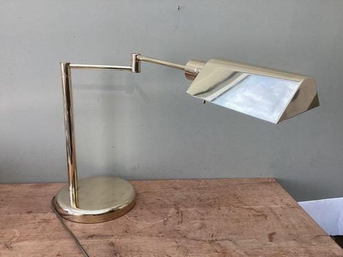 Tafellamp - Messing - Bureau lamp met zwenkarm, Antiek en Kunst, Curiosa en Brocante