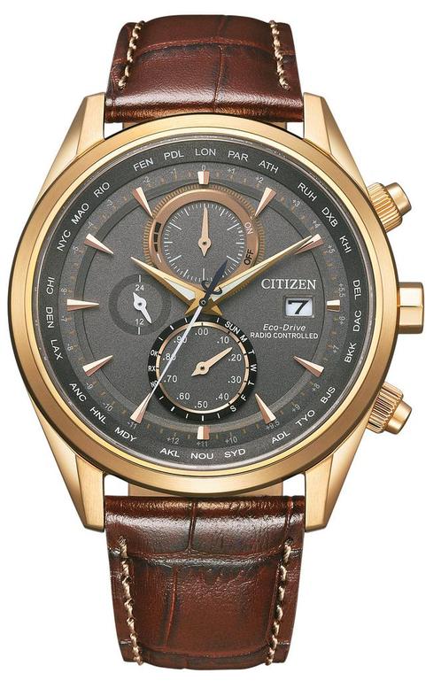 Citizen AT8263-10H Radio Controlled Eco-Drive horloge, Sieraden, Tassen en Uiterlijk, Horloges | Heren, Leer, Nieuw, Staal, Citizen
