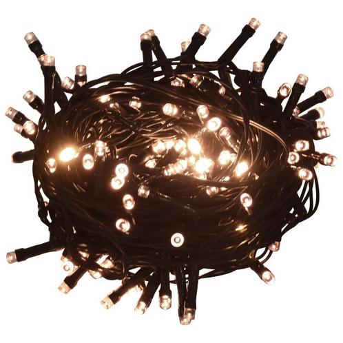 Lichtsnoer 200 LED Warmwit 200m - Retourdeal! -41%, Tuin en Terras, Buitenverlichting, Netvoeding, Minder dan 50 watt, Nieuw, Kunststof