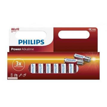 12-Pack - AA R3 Philips Power Alkaline 1x Blister beschikbaar voor biedingen