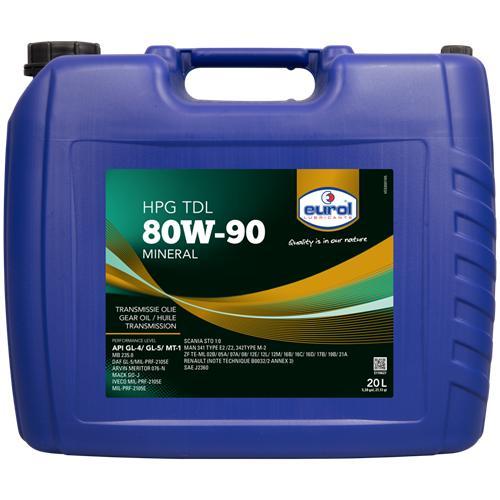 Eurol Hpg 80W90 Tdl Gl 4/5 20L, Auto diversen, Onderhoudsmiddelen, Verzenden