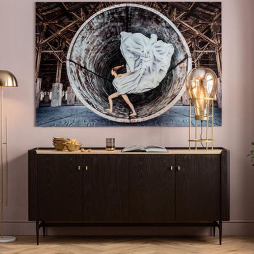 *WOONWINKEL* Kare Design Milano Zwart Design Dressoir, Huis en Inrichting, Kasten | Dressoirs, Nieuw, Verzenden