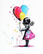 Krasz (xx) - Sweet girl with colorful balloons