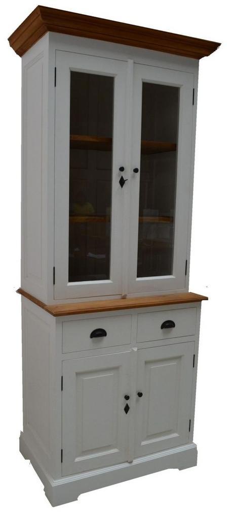 Buffetkast wit - eiken lijsten en interieur Dronten 100cm, Huis en Inrichting, Kasten | Buffetkasten, Ophalen of Verzenden