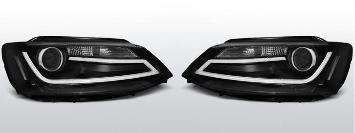 Koplampen Tube Light Real DRL | Volkswagen Jetta VI 2011- |, Auto-onderdelen, Verlichting, Nieuw, Volkswagen, Verzenden