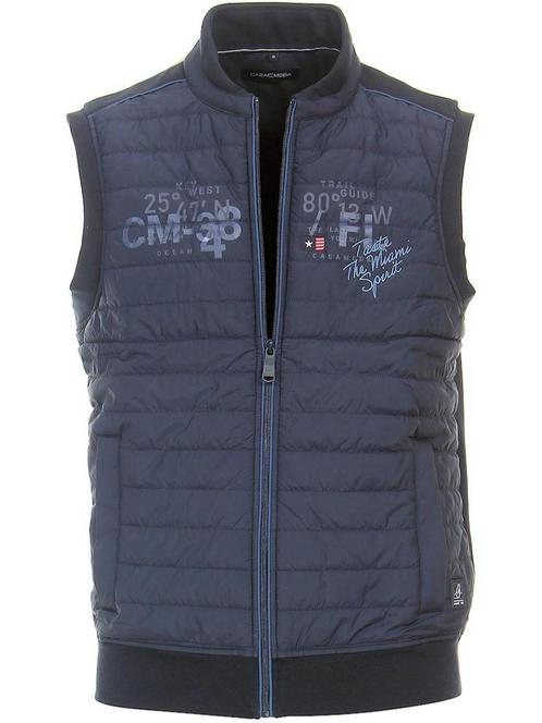 Casa Moda Miami Bodywarmer Opstaande Kraag Blauw, Kleding | Heren, Bodywarmers, Blauw, Nieuw, Verzenden