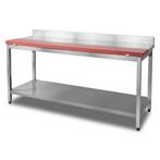 HCB Snijwerktafel - 180 cm - RVS - Polyethylene, Verzenden, Nieuw in verpakking, RVS Meubilair