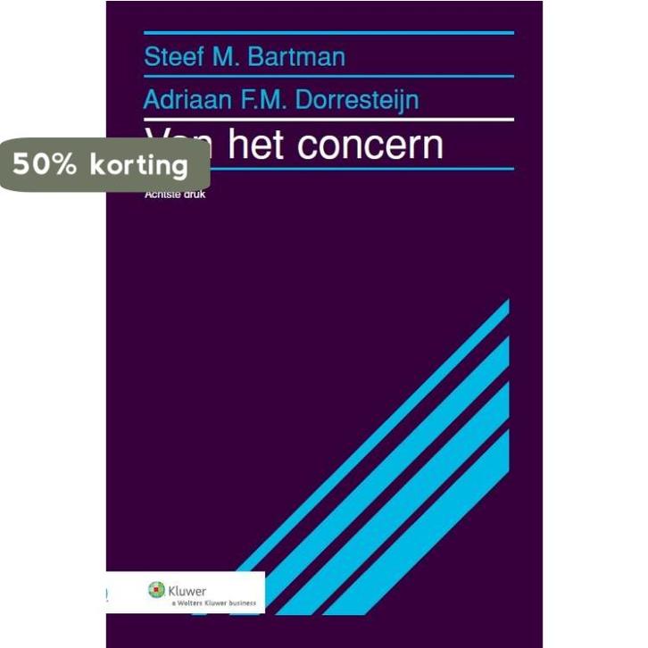 Van het concern 9789013101256 S.M. Bartman, Boeken, Wetenschap, Gelezen, Verzenden