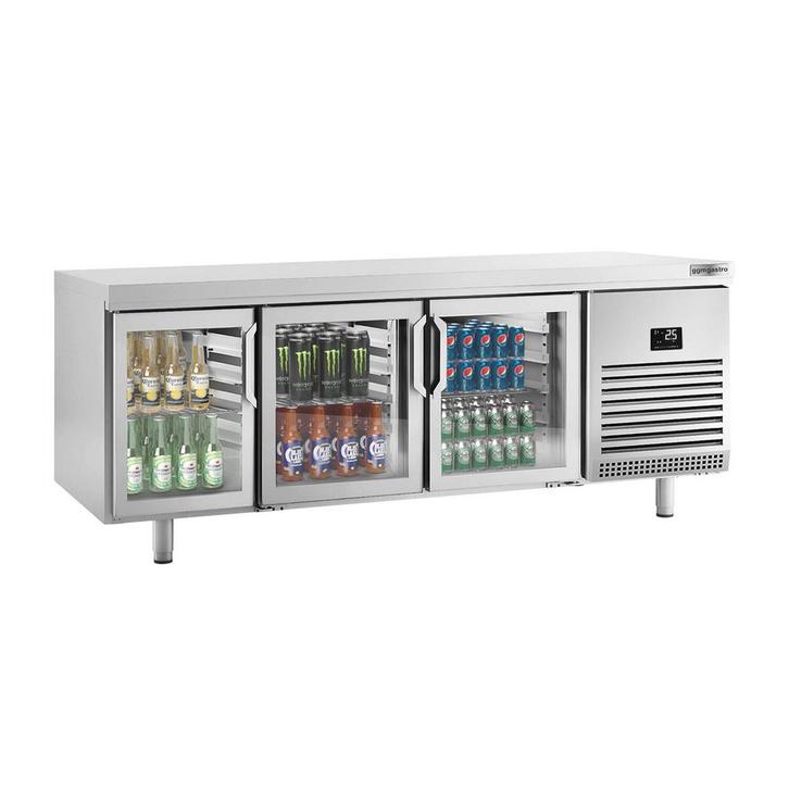 GGM Gastro | Bar koeltafel voor dranken (EN) - met glazen |, Zakelijke goederen, Horeca | Meubilair en Inrichting, Nieuw in verpakking
