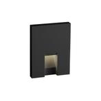 Wandlamp BWS Mira S LED 7.5x7.5x6.5 cm Zwart, Ophalen of Verzenden, Nieuw, Bad