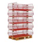 Gebruikte Winkelkorf palletaanbieding met grijpopening, Ophalen of Verzenden