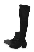 Manfield Laarzen in maat 38 Zwart | 10% korting, Kleding | Dames, Schoenen, Hoge laarzen, Verzenden, Zwart, Zo goed als nieuw