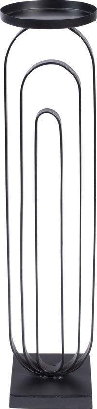 2dekans | Dutchbone Proa Kandelaar Zwart L, Huis en Inrichting, Woonaccessoires | Overige, Nieuw, Ophalen of Verzenden