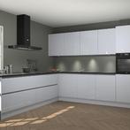 Hoogglans sneeuwwitte greeploze keuken Manhattan 91121, Huis en Inrichting, Verzenden, Nieuw