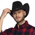 Cowboyhoed Zwart 45cm, Hobby en Vrije tijd, Feestartikelen, Verzenden, Nieuw