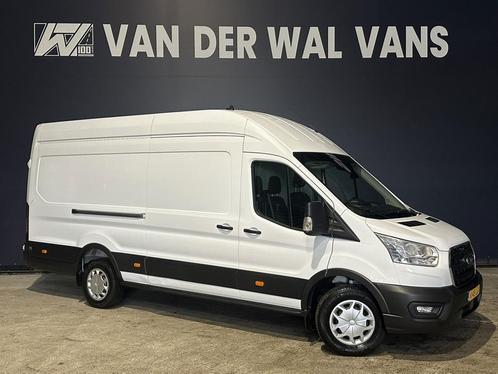 Ford Transit 2.0 TDCI 170pk L4H3 Jumbo Euro6 Airco | LED | C, Auto's, Bestelauto's, Dealer onderhouden, Lease, Zwart, Handgeschakeld