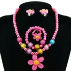 Fako Bijoux® - Kinderketting Set - Plastic - Bloem Groot -, Verzenden, Nieuw