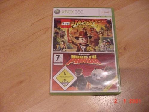Kung Fu Panda + Lego Indiana Jones (Xbox 360 Used Game), Spelcomputers en Games, Games | Xbox 360, Zo goed als nieuw, Ophalen of Verzenden