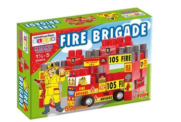 Doos met blokken Brandweer 59 stuks (Dohany Maxi Blokken) beschikbaar voor biedingen