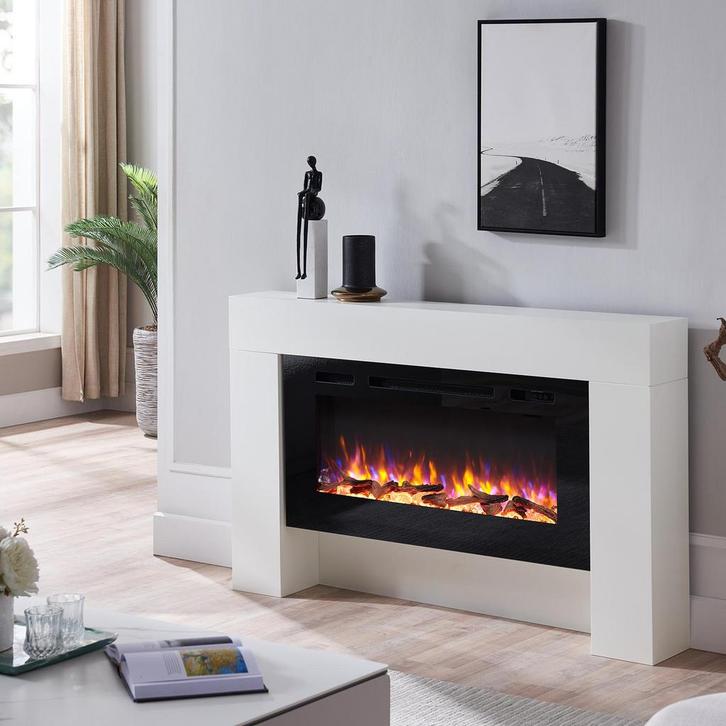 BALDERIA Zeus Elektrische Haard - Wit *Uit assortiment*, Huis en Inrichting, Haarden, Elektrische haard, Nieuw