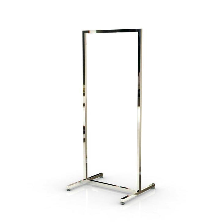*TIP*  Solo Hoog model chroom Italiaans design kledingrek 60, Huis en Inrichting, Overige Huis en Inrichting, Ophalen of Verzenden