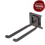 Dubbele wandhaak 20 x 6 cm. tuingereedschap ophangen -, Ophalen of Verzenden, Nieuw