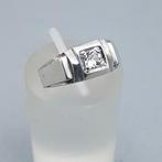 Zilver, Art Deco, Bergkristal(Getest) - Ring, Antiek en Kunst
