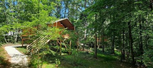 Beleef een bijzondere vakantie in een hooggelegen safaritent, Vakantie, Vakantiehuizen | Frankrijk, Recreatiepark, Dordogne, In bos