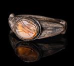 Oud-Romeins Zilver ring - carneool intaglio, Sieraden, Tassen en Uiterlijk, Antieke sieraden