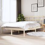 vidaXL Bedframe massief hout 120x190 cm, Bruin, Verzenden, Nieuw, 190 cm of minder