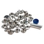 Drukknopen 15mm schroefbaar 10mm RVS 304, Ophalen of Verzenden, Nieuw