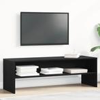 vidaXL TV-meubel 120x40x40 cm spaanplaat zwart eikenkleurig, Verzenden, Nieuw, Overige houtsoorten