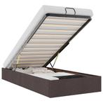 90x190 Bedframe v. , Donkerbruin - Tweedekansje!, Huis en Inrichting, Slaapkamer | Bedden, 90 cm, Eenpersoons, Bruin, Nieuw