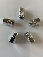 Racing ventieldoppen Exagonal Zilver 5 stuks, Verzamelen, Ophalen of Verzenden, Nieuw
