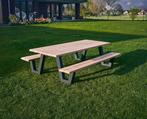 Picknicktafel Douglas met stalen onderstel – actieprijs, Tuin en Terras, Nieuw, Rechthoekig, Hout