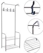 Vrijstaande metalen kapstok met schoenenrek, Kleding | Dames, Kledingrekken, Verzenden, Nieuw