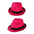 Roze maffia feesthoedjes - Gangsterhoeden, Ophalen of Verzenden, Nieuw