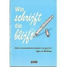 Wie Schrijft Die Blijft stellen groep 5/6 60 opdrachten., Boeken, Schoolboeken, Nieuw, Overige niveaus, Overige vakken, Ophalen of Verzenden