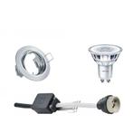 Voordeelset: LED Spot Set - GU10 Fitting - Inbouw Rond -, Metaal of Aluminium, Nieuw, Ophalen of Verzenden, Led