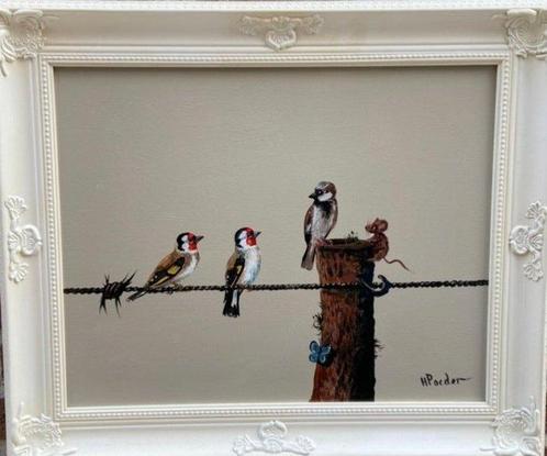 Henk Poeder (1964) - Dieren in de natuur, Antiek en Kunst, Kunst | Schilderijen | Klassiek