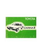 1984 TOYOTA CARINA II INSTRUCTIEBOEKJE NEDERLANDS, Auto diversen