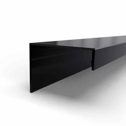 Afdekkap zijkant-2500 mm-Zwart structuur RAL 9005, Doe-het-zelf en Verbouw, Glas en Ramen, Nieuw, Ophalen of Verzenden
