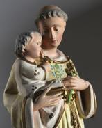 Beeldje - St Antonius van Padua - 44cm - Gips