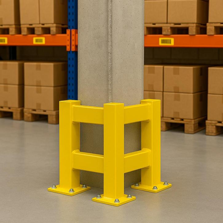 Kolombeschermingshek 70 x 70 x 100 cm - Geel - Staal - 3,5, Zakelijke goederen, Kantoor en Winkelinrichting | Magazijn, Stelling en Opslag