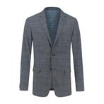 GENTS - Colbert blokruit grijs-blauw - 48, Kleding | Heren, Kostuums en Colberts, Verzenden, Nieuw