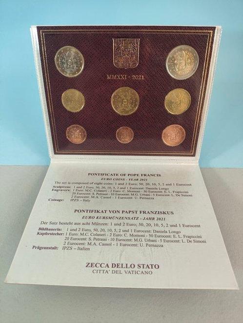 Vaticaan. Year Set (BU) 2021 (Zonder Minimumprijs), Postzegels en Munten, Munten | Europa | Euromunten